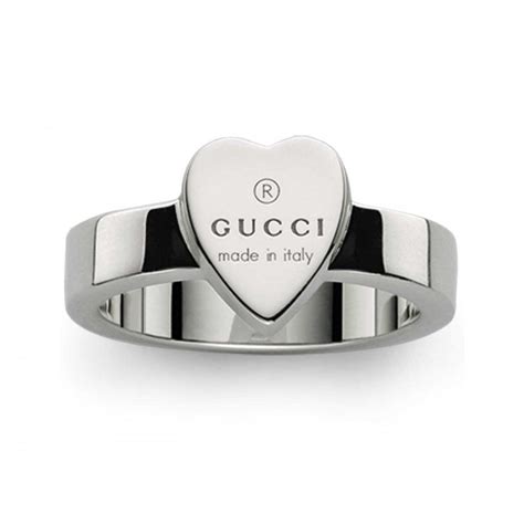 gucci crystal heart rings|Gucci trademark ring.